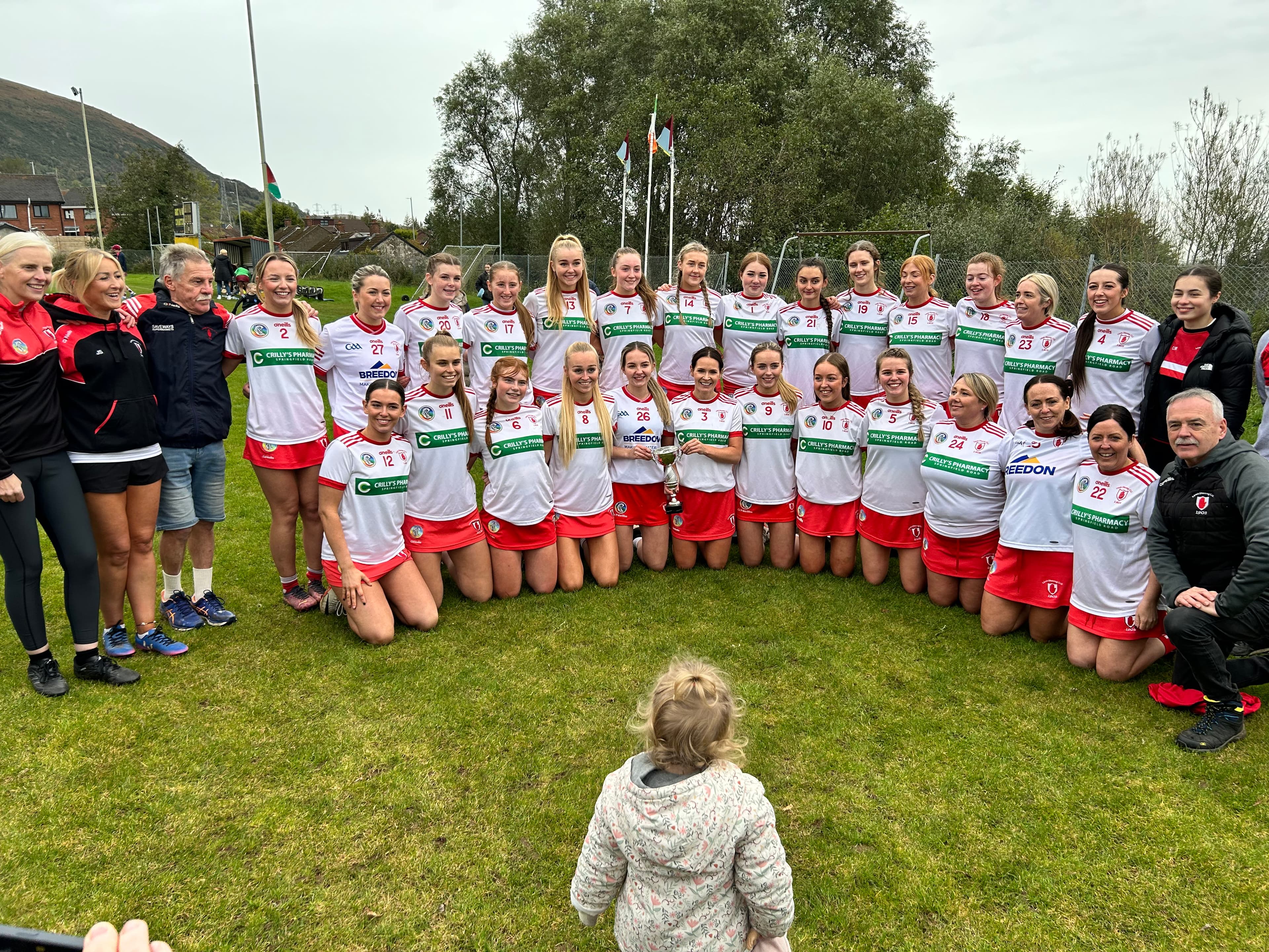 Camogie team and supporters